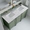 James Martin Vanities Brittany 60in Double Vanity, Smokey Celadon w/ 3 CM Carrara Marble Top 650-V60D-SC-3CAR - alternate 5